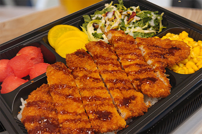 Pork Cutlet Mini Bento Box